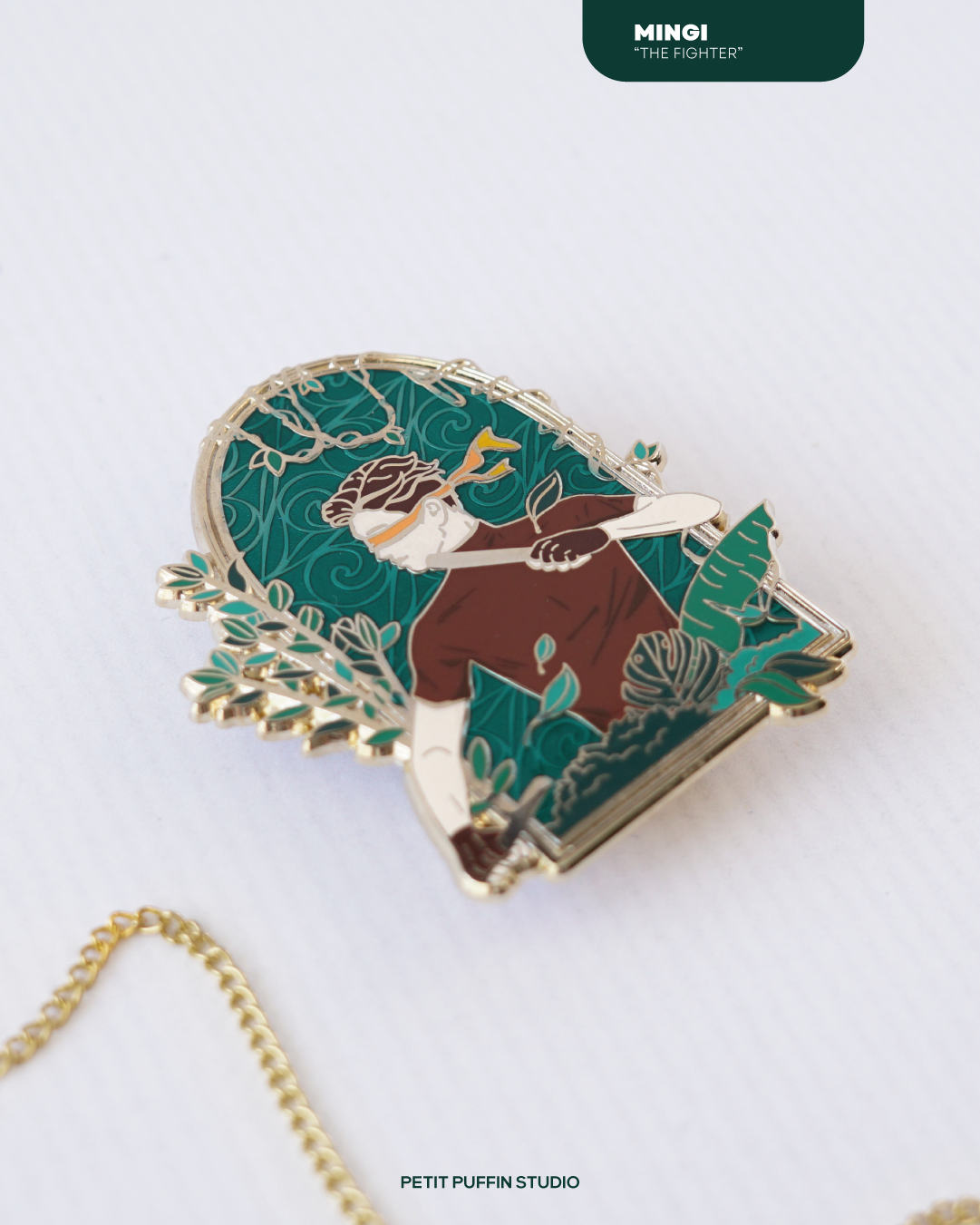 Mingi - The Fighter - pin émaillé