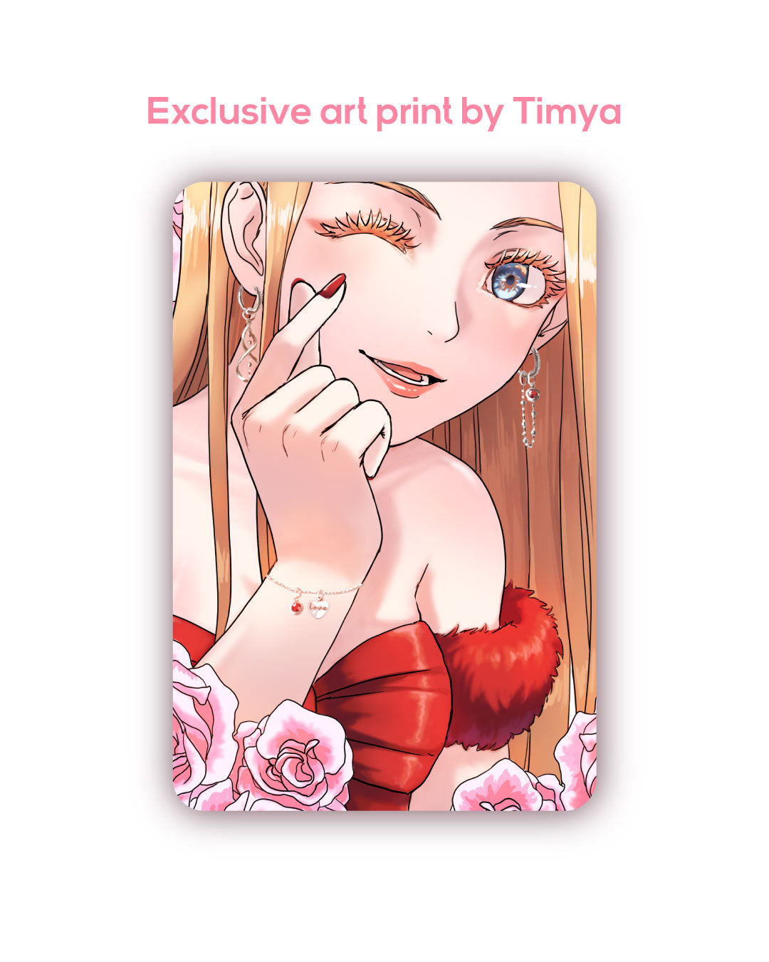 Bracelet Saint Valentin 2026 + illustration par Timya ❤