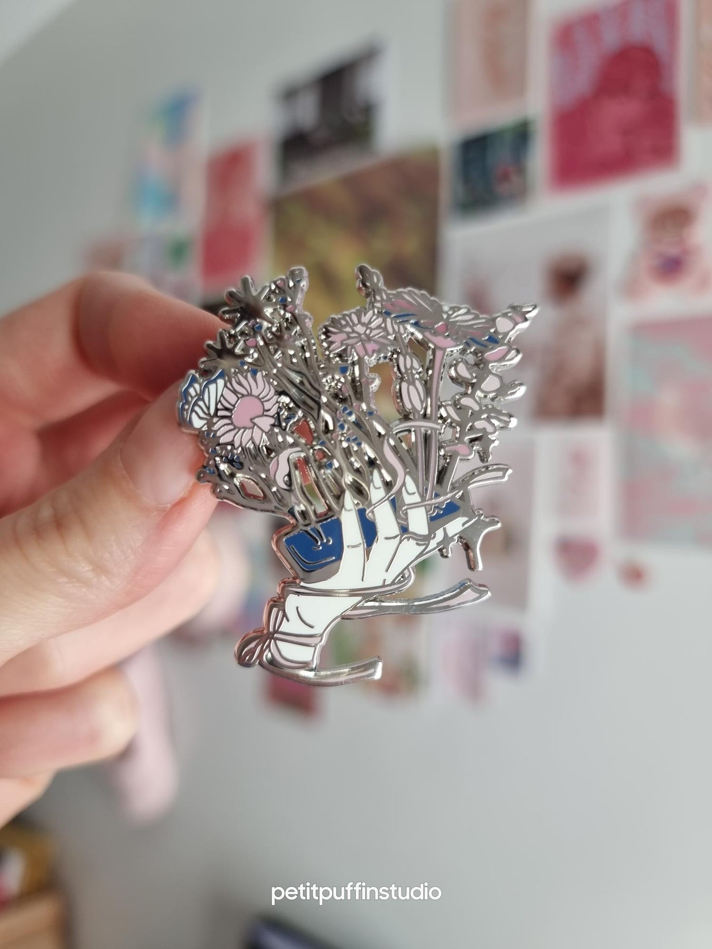 aespa Welcome to MY World enamel pin