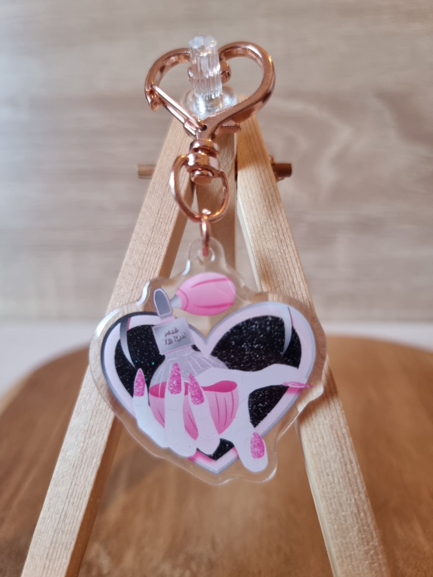 BP "Pink Venom" acrylic keychain