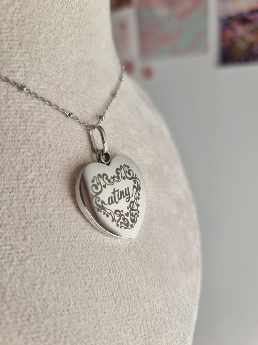 Fandom Heart Necklace - Personalised!