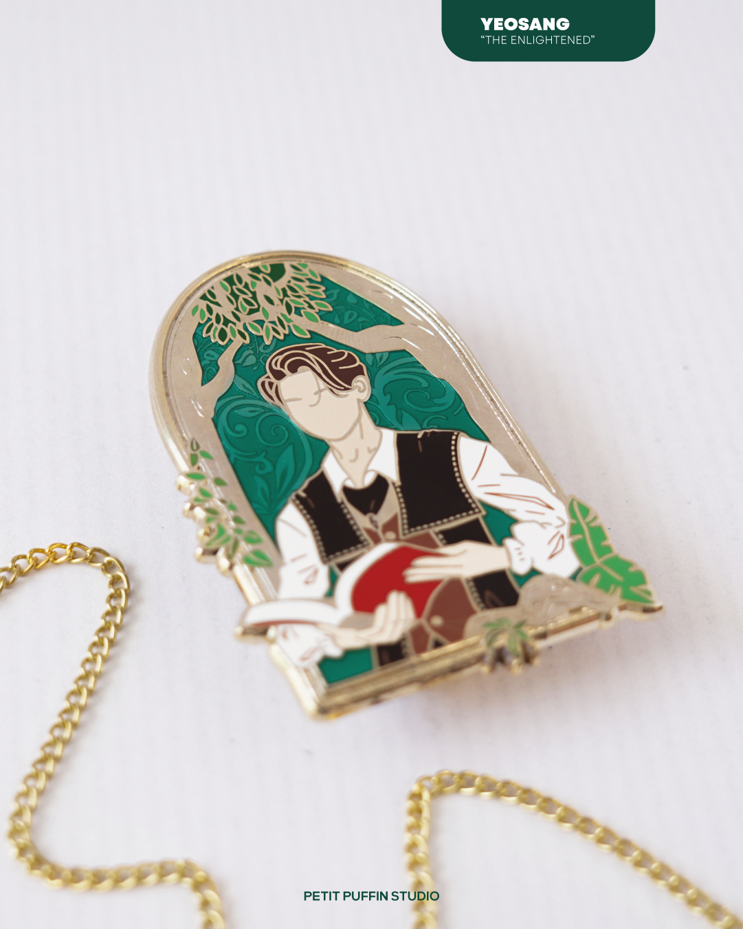 Yeosang - The Enlightened enamel pin