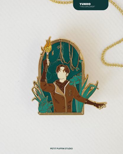 Yunho - The Explorer enamel pin