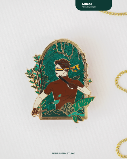 Enter the New World - Enamel pin full set