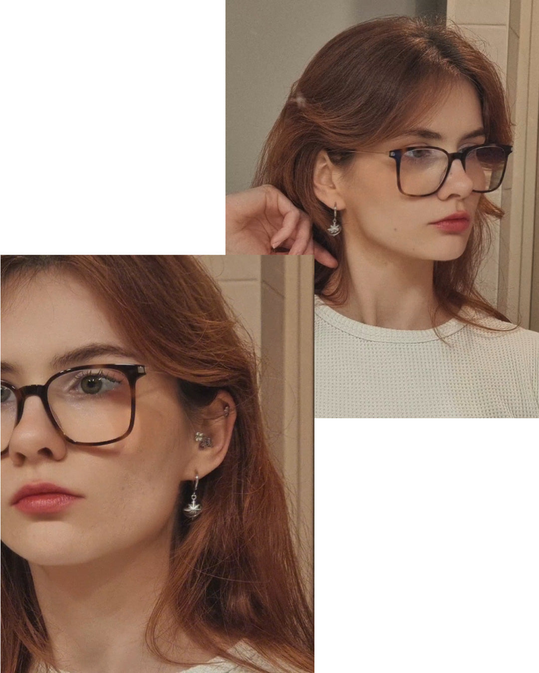 Compass Earrings (pair)