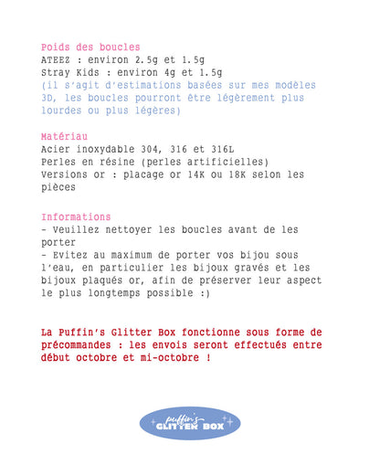 Puffin's Glitter Box - ton bijou kpop mensuel !