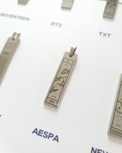 Fandom Tarot - Collier en acier inoxydable PERSONNALISÉ