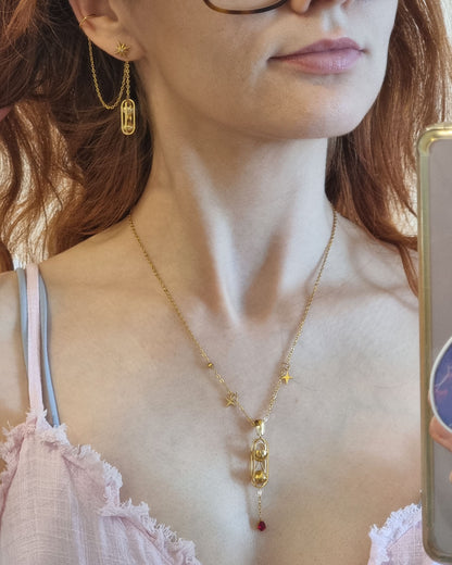 Cromer Earrings (asymmetrical pair)