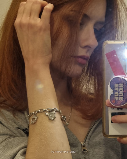 Bracelet à charms k-pop à personnaliser ! 🤍