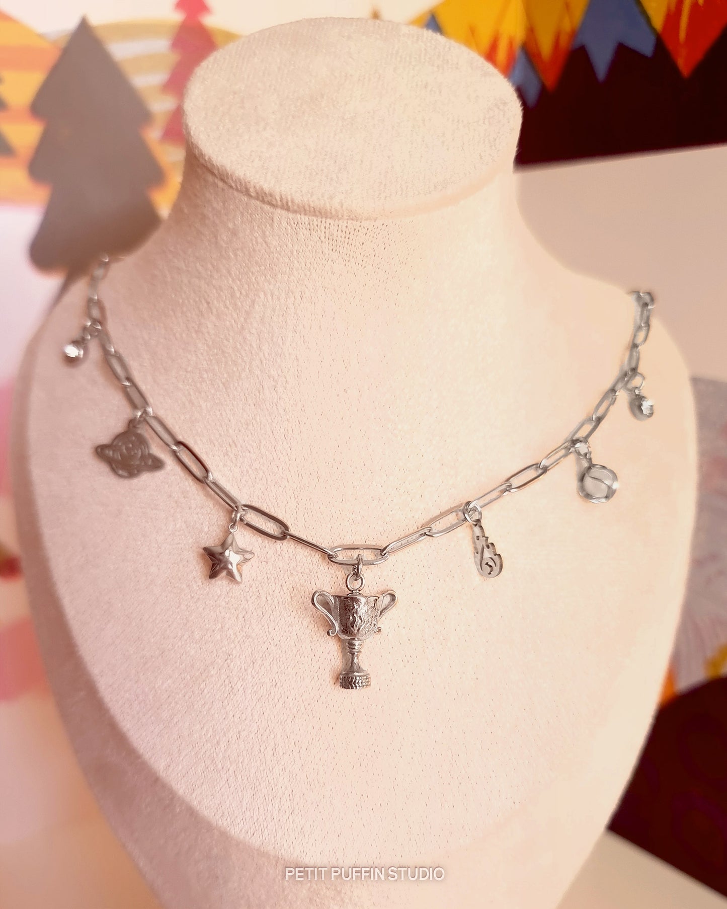 Burnin' Tires - Charm necklace