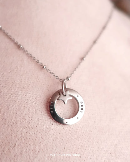 Collier Infini - Collier en acier inoxydable personnalisé