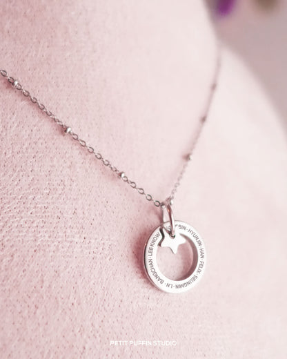 Collier Infini - Collier en acier inoxydable personnalisé