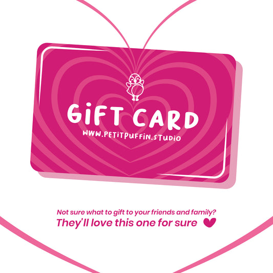 Gift Card! - Petit Puffin Studio