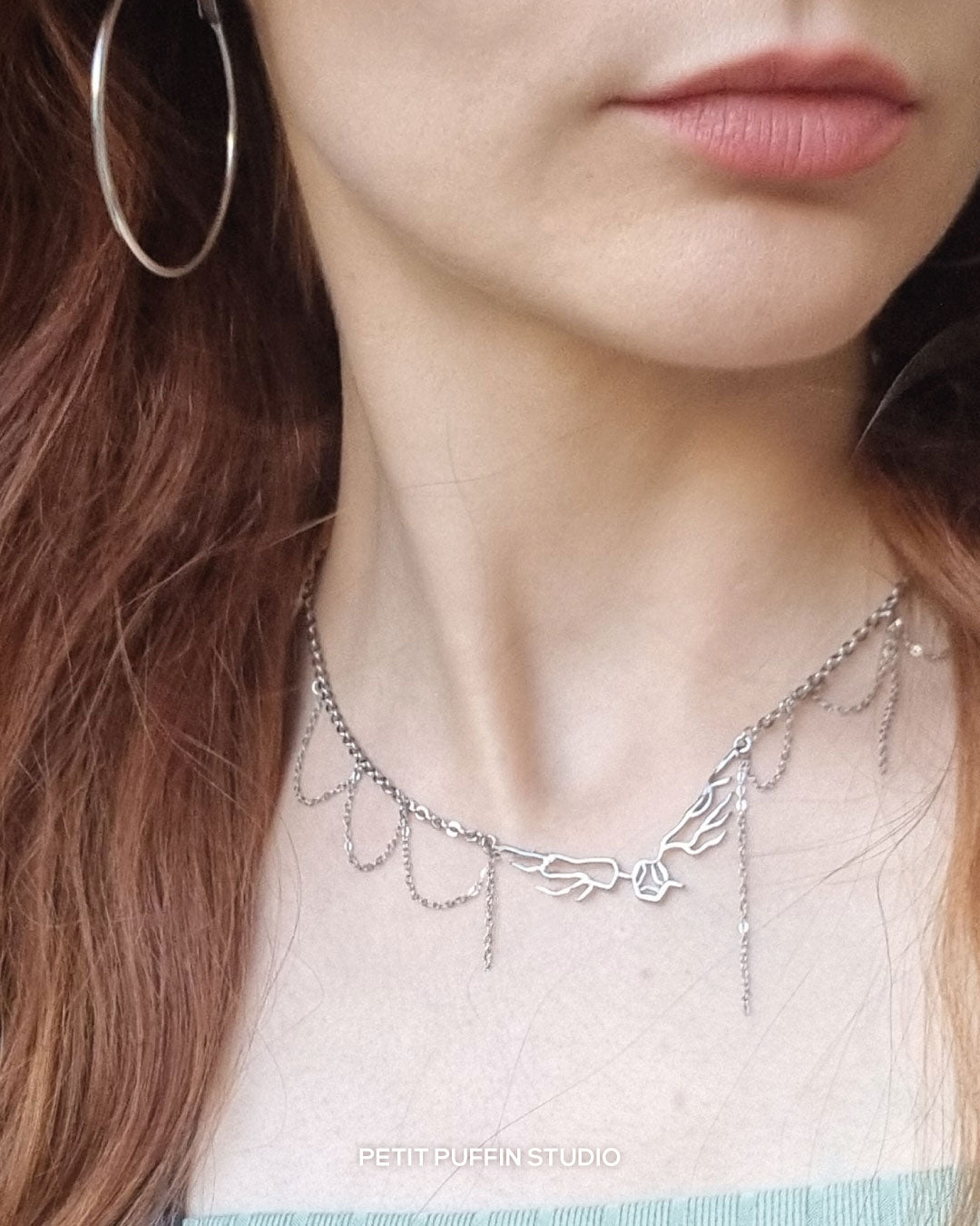 Adrenaline - Set of earrings and necklace