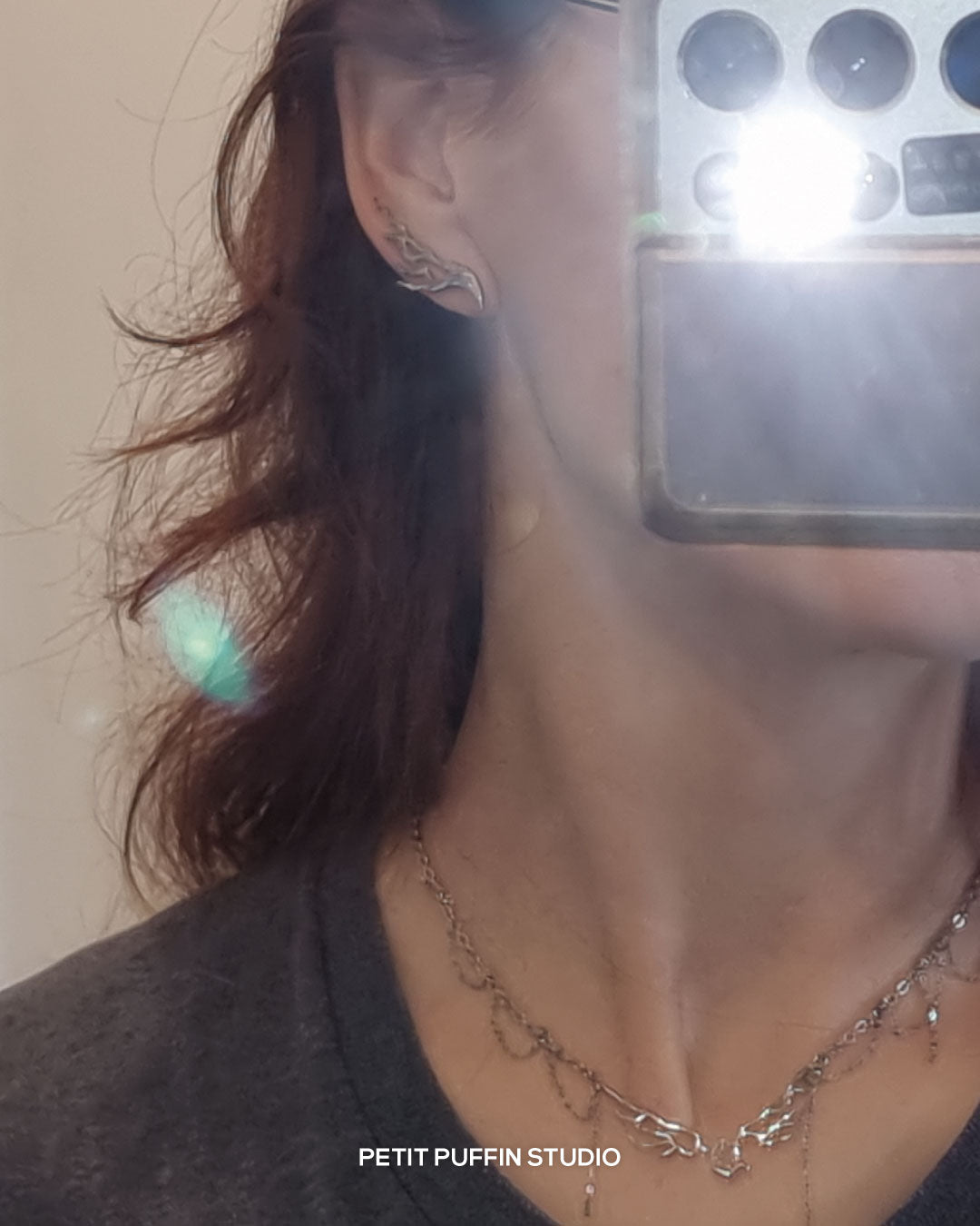 Adrenaline - Set of earrings and necklace