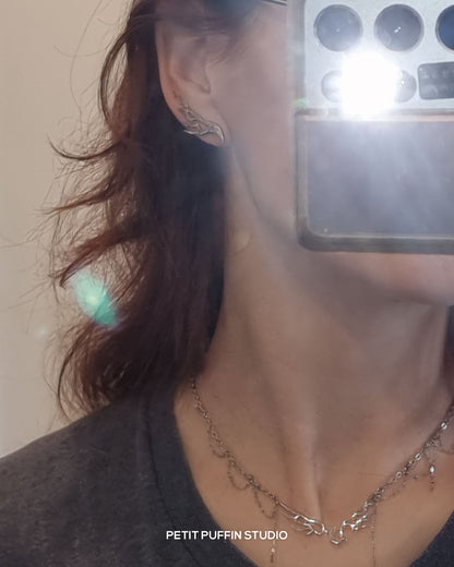 Adrenaline - Set of earrings and necklace