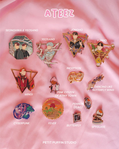 LAST CHANCE - Various enamel pins!