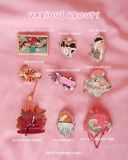 LAST CHANCE - Various enamel pins!