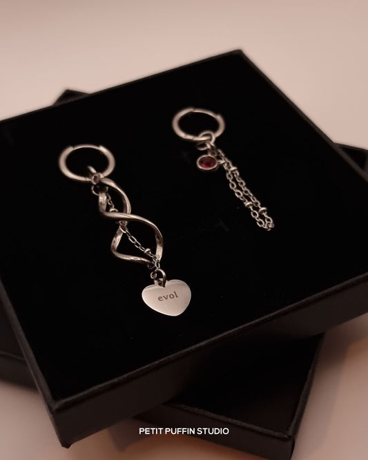 Valentine's Day '26 exclusive earrings + art print by Timya ❤