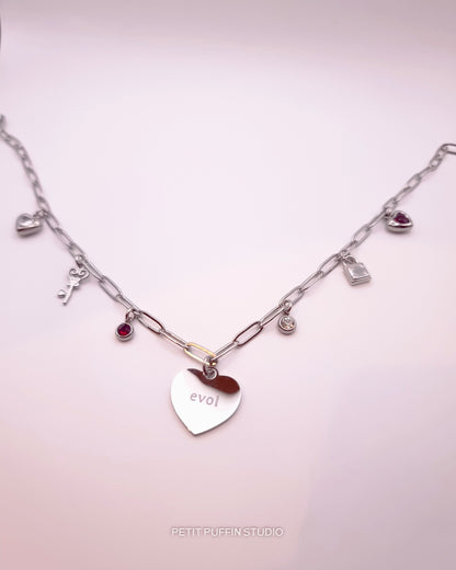 Valentine's Day '26 exclusive necklace + art print by Timya ❤