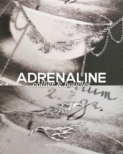 Adrenaline - Set of earrings and necklace
