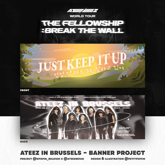 ATEEZ in Brussels 2023 - Free banner!