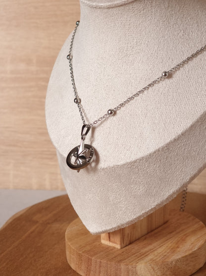 Boussole "Nachimbong" - Collier en acier inoxydable
