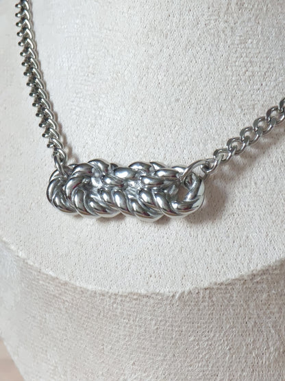Double Knot - Collier Acier Inoxydable