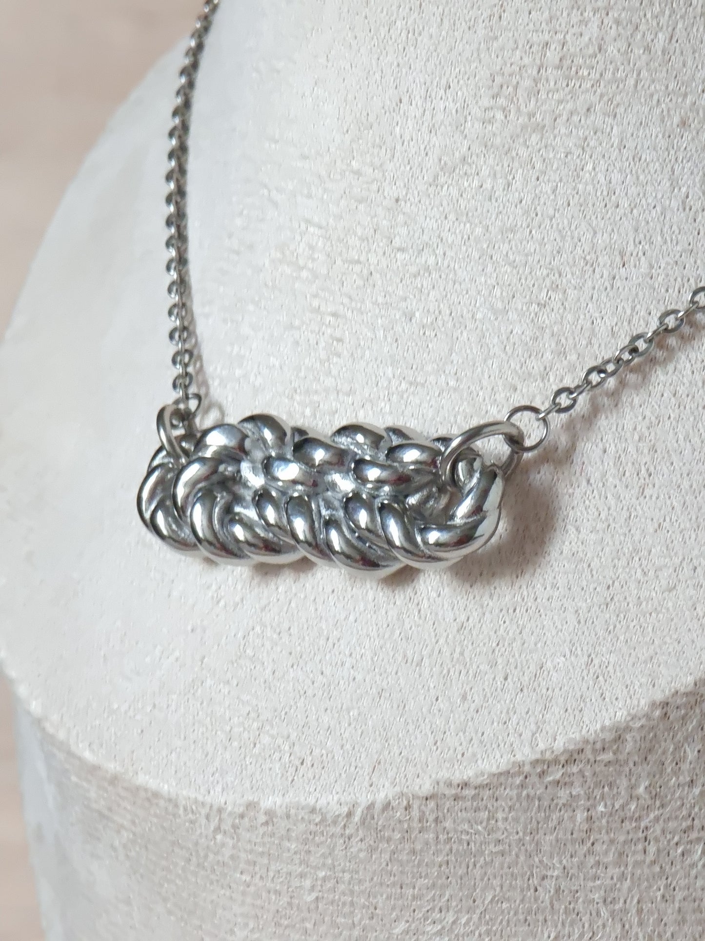 Double Knot - Stainless Steel Necklace