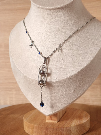 [ BUNDLE ] Cromer Necklace and Earrings (steel or gold)!