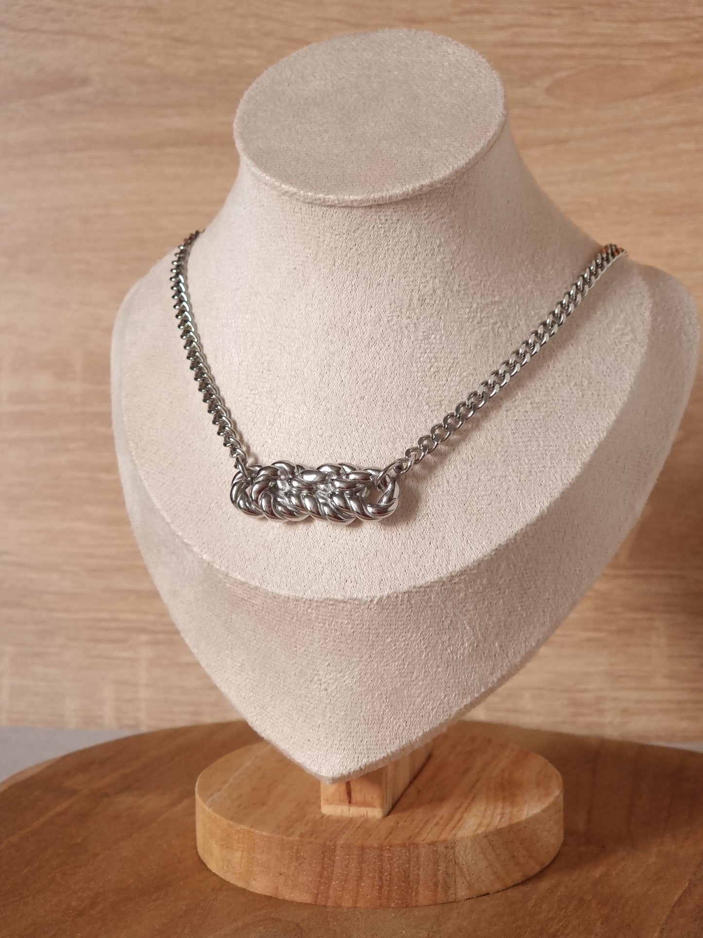 Double Knot - Stainless Steel Necklace