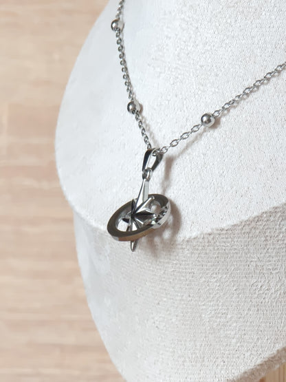 Boussole "Nachimbong" - Collier en acier inoxydable