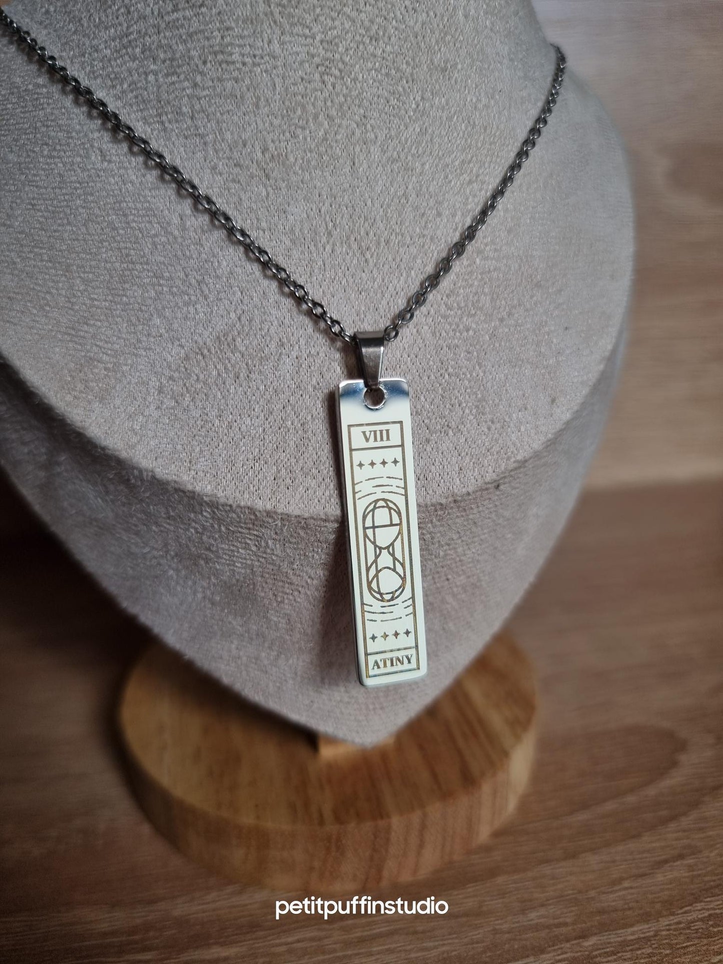 Fandom Tarot - Personalised Stainless Steel Necklace