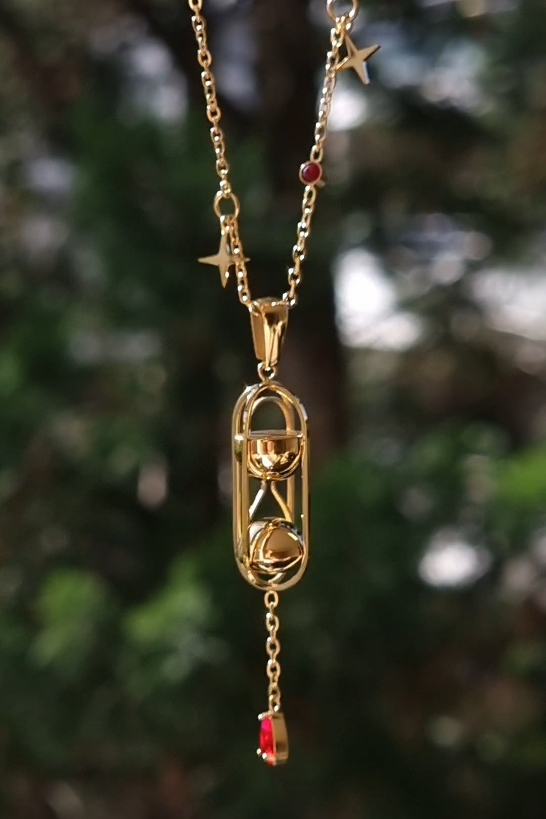 [ BUNDLE ] Cromer Necklace (steel or gold) and Earrings (steel only)!