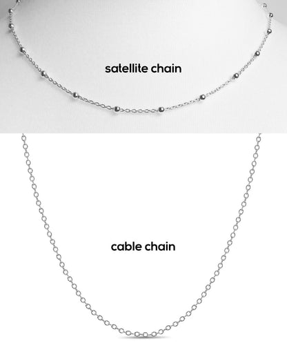 Collier Mini Coeur - Collier en acier inoxydable personnalisé