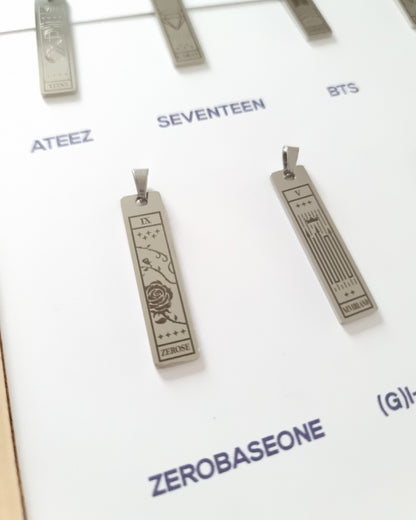 Fandom Tarot - Collier en acier inoxydable PERSONNALISÉ