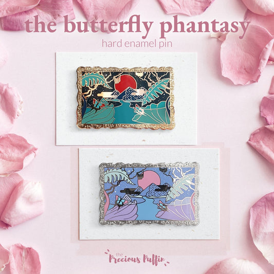 The Butterfly Ρhantasy enamel pins