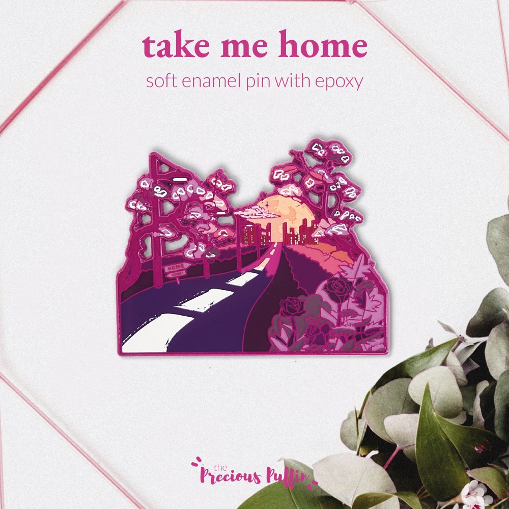 Take Me Home enamel pin