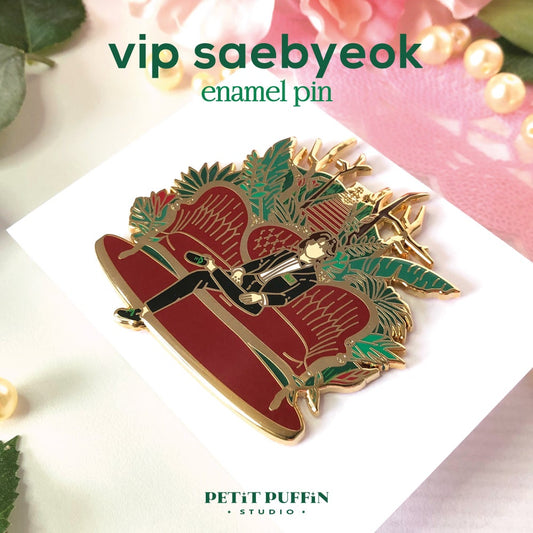 SET OF TWO - Saebyeok and Jiyeong enamel pins