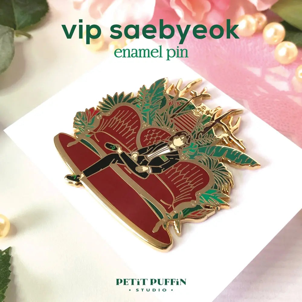 SET OF TWO - Saebyeok and Jiyeong enamel pins
