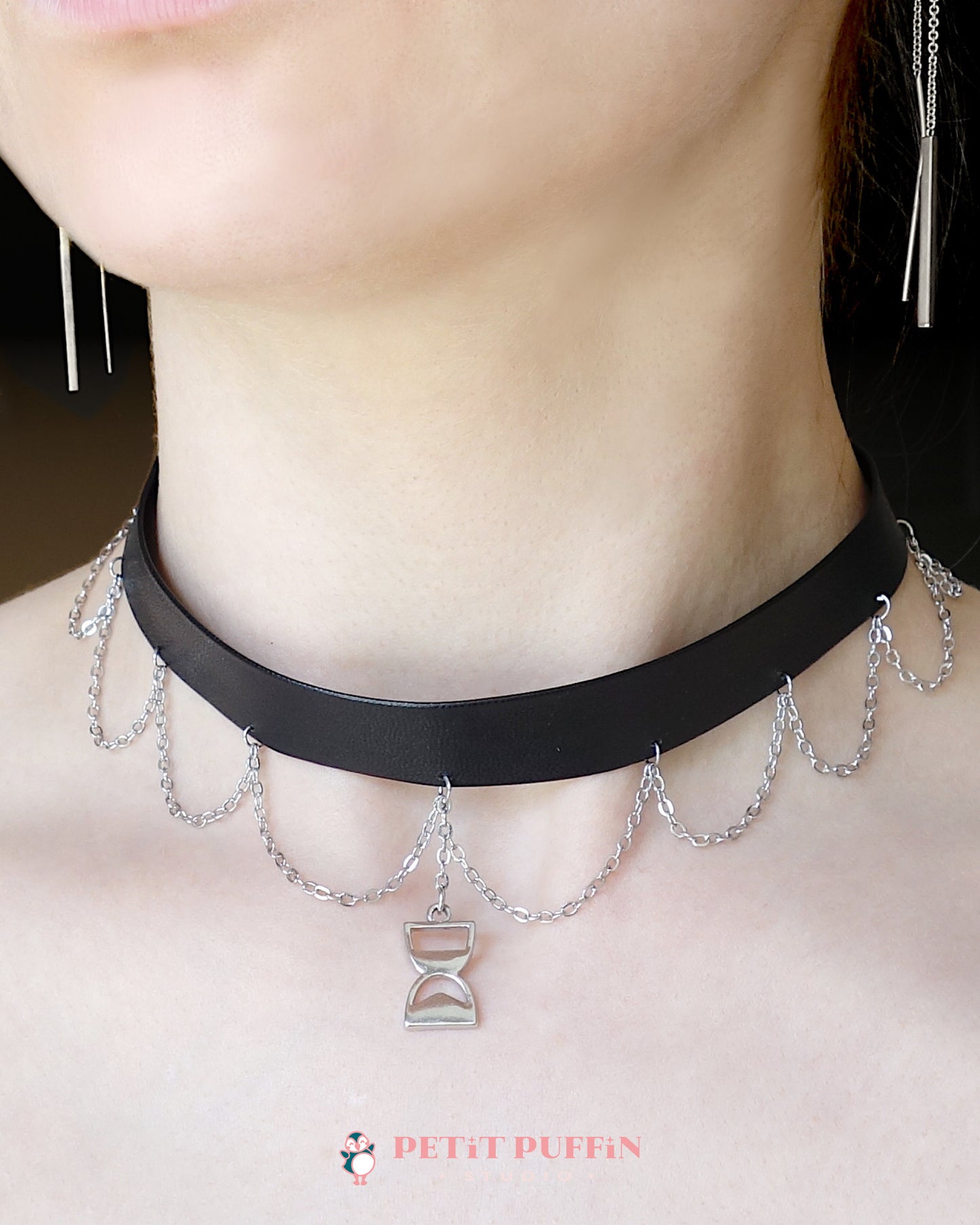 The Long Journey - "hourglass" choker necklace