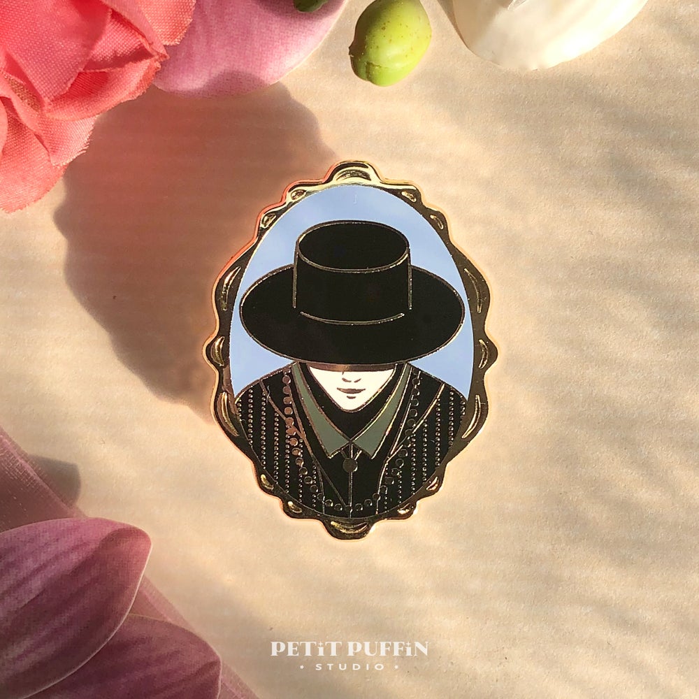 the long journey - "the man with the fedora" enamel pin